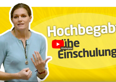 Vortrag: Vorzeitige Einschulung: Begabte Kinder am Übergang in die Volksschule gut begleiten.
